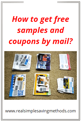 get free samples and coupons by mail
